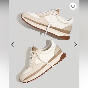 Madewell Kickoff Trainer Sneakers in Neutral Colorblock Leather